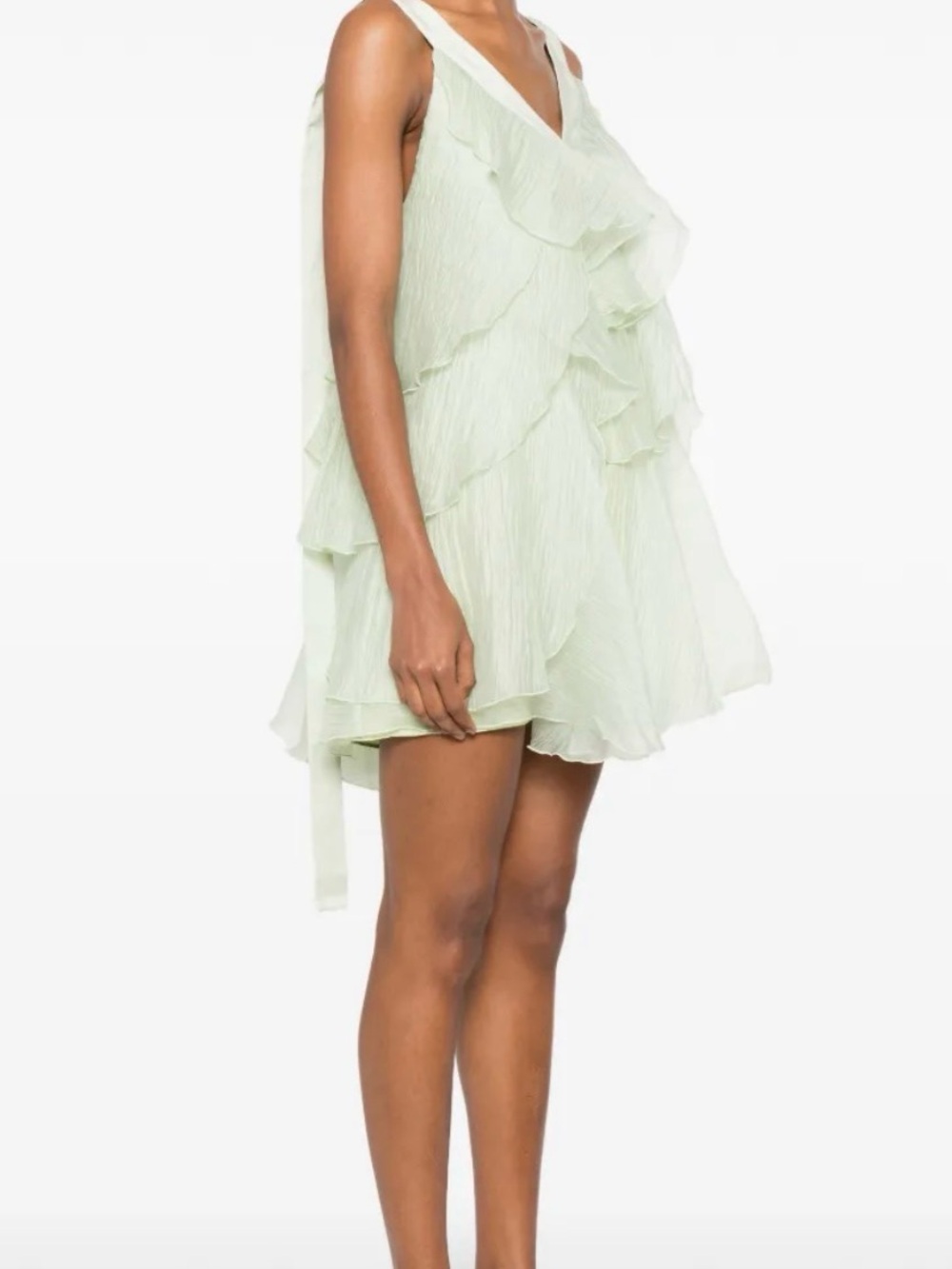 2026 Authentic Aje Athena Green Mini Dress - Picture 2 of 11
